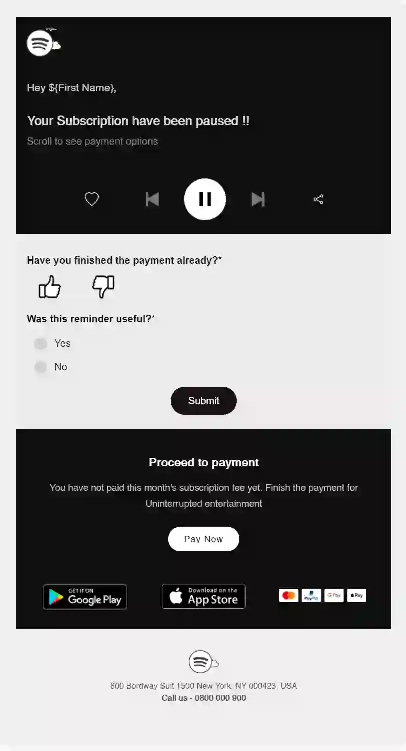 Free Reminder Email Template