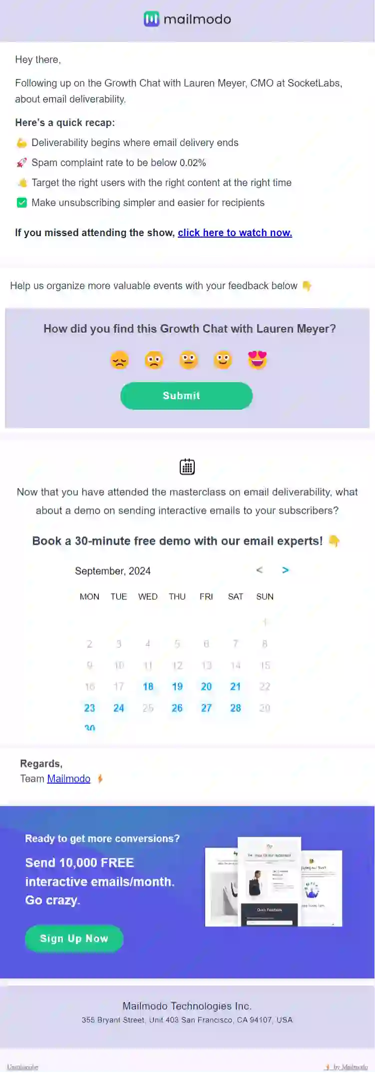 Webinar Follow-Up Email Template