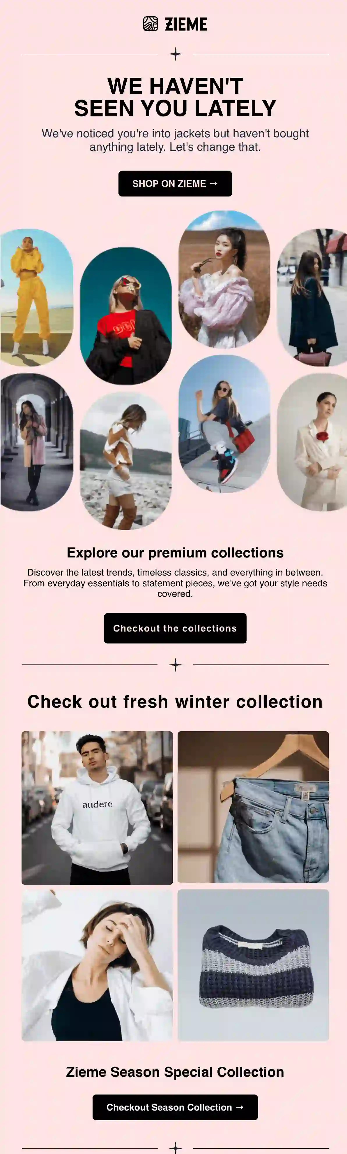 Free eCommerce Win Back Email Template